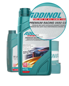 ADDINOL Motoröl 5w50 Premium Racing 0550 C3